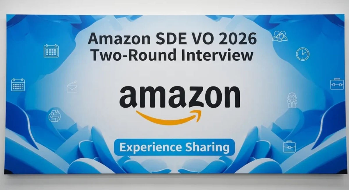 Amazon SDE VO 2026: 2 Rounds + BQ & Coding Deep Dive