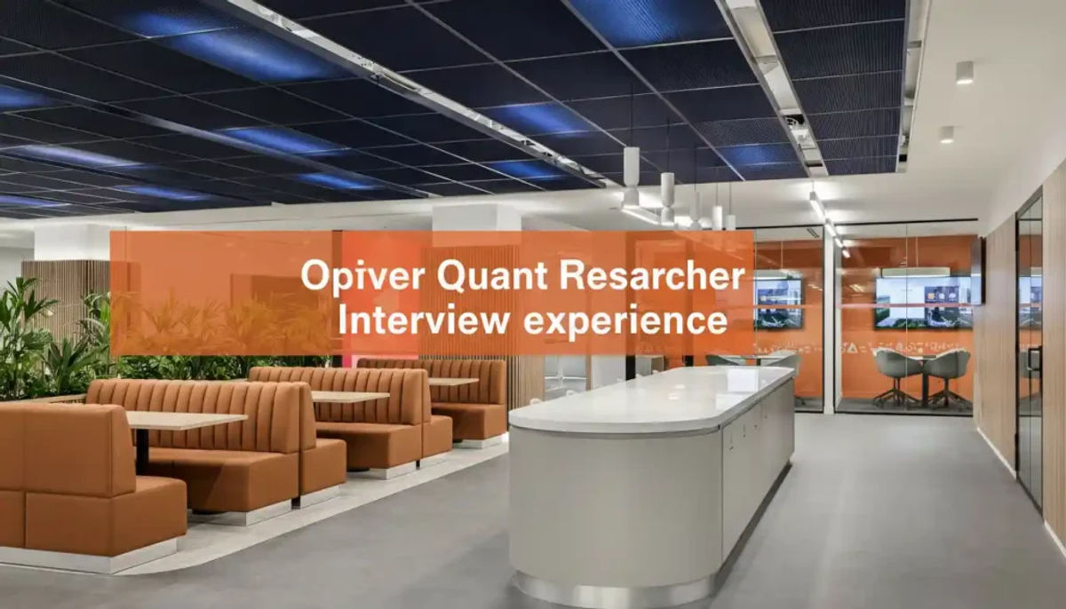 Optiver QR interview｜OA + HR + two rounds of technical full process review (26 years of examination situation)