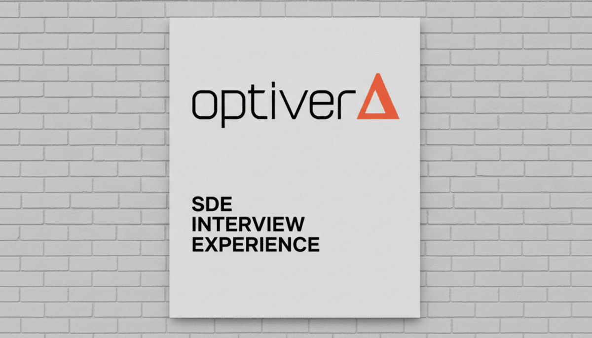 Optiver SDE 面经 2026|三轮技术深挖一次过 - VO代面试 | 面试辅助 | VO辅助 | OA辅助 | Hackerrank作弊检测 | 代面试 | OA代写 Optiver SDE Interview 2026|Three-wheel technology deep dive once