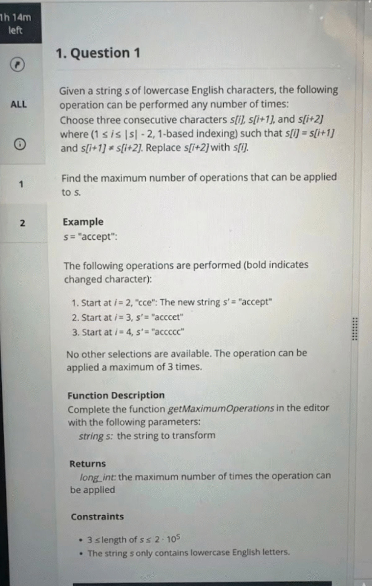微软 Microsoft OA 面经分享｜HackerRank 75min 两题实测