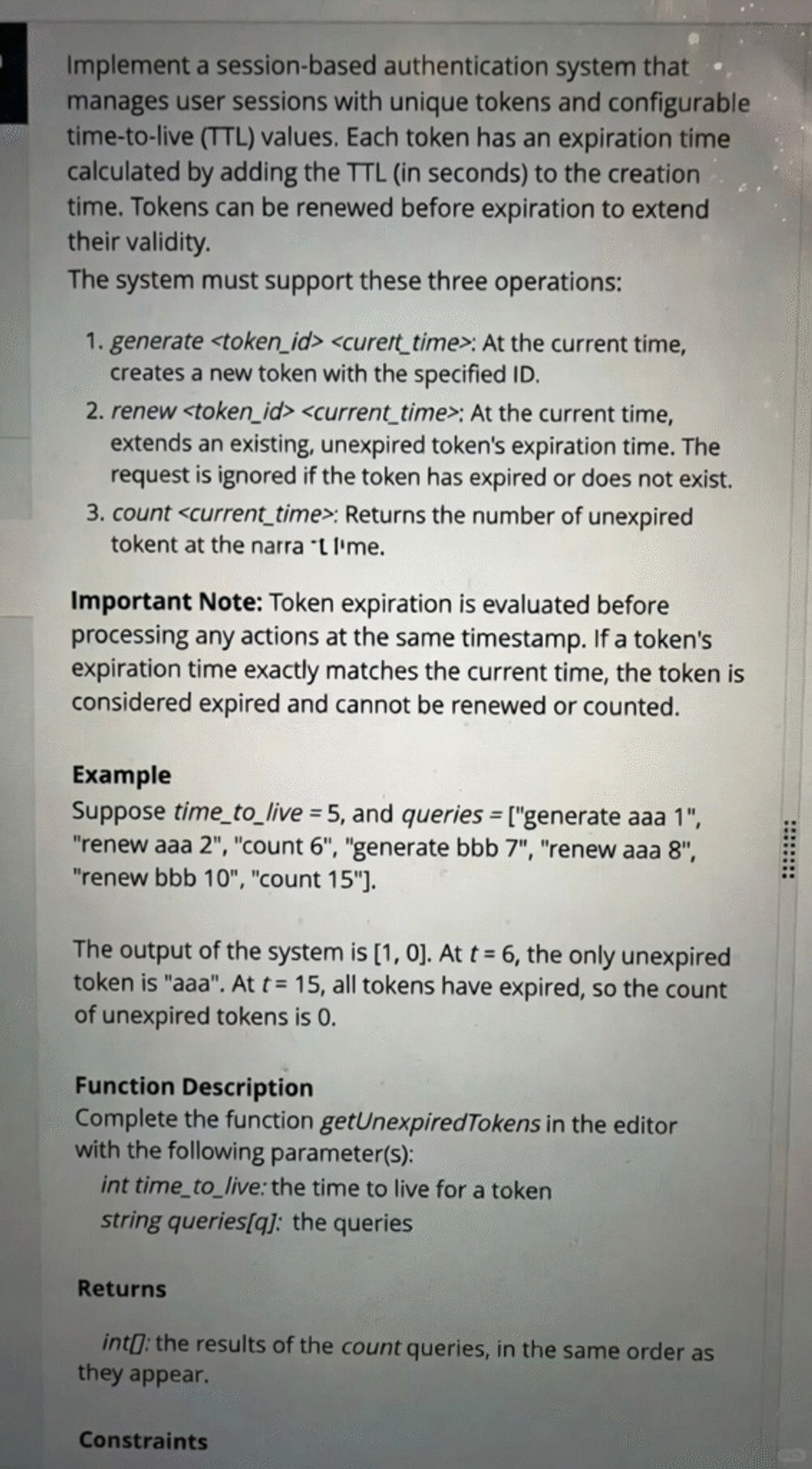 Microsoft OA 中等难度题解析|Session Token 设计 + 字符串操作题思路拆解