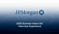 JPMorgan Chase 2026 Summer Intern OA 面经分享｜20分钟速通