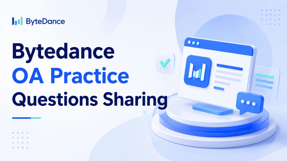 Bytedance OA 真题分享 | CodeSignal 70分钟4道题思路+代码 | ProgramHelp - VO代面试 | 面试辅助 | VO辅助 | OA辅助 | Hackerrank作弊检测 | 代面试 | OA代写 Bytedance OA 真题分享 | CodeSignal 70分钟4道题思路+代码 | ProgramHelp