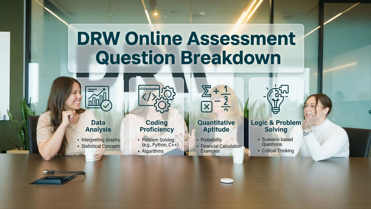 DRW Online Assessment 全解析 | 真题拆解·备考策略 - VO代面试 | 面试辅助 | VO辅助 | OA辅助 | Hackerrank作弊检测 | 代面试 | OA代写 DRW Online Assessment full analysis | analysis of real questions and test preparation strategies