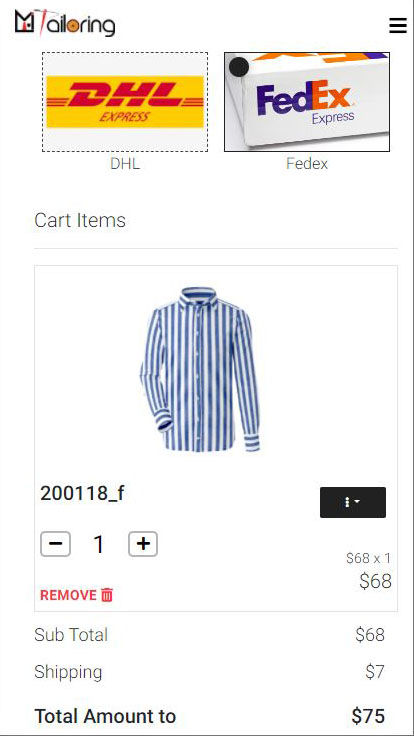 Mi-Tailoring-Software-Cart-Page-Mobile-View