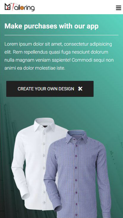 Mi-Tailoring-Software-Homepage-Mobile-View
