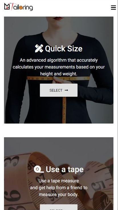Mi-Tailoring-Software-Measurement-Choose-Mobile-View