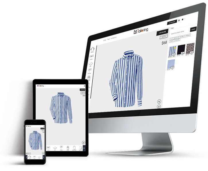 Mi Tailoring Desktop, Mobile and Tab View to Satisfy Customers