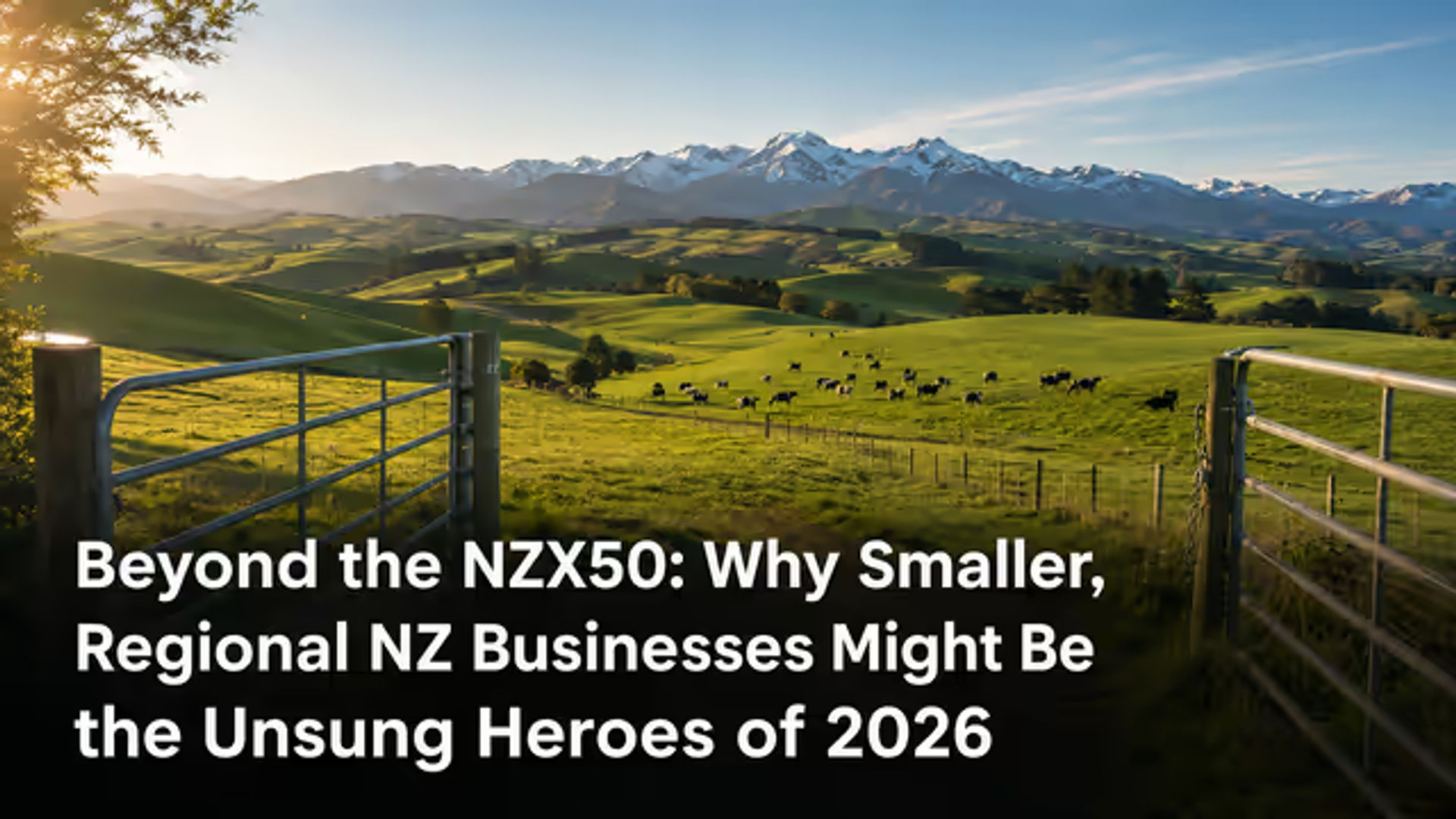Beyond the NZX50: Why Smaller, Regional NZ Businesses Might Be the Unsung Heroes of 2026