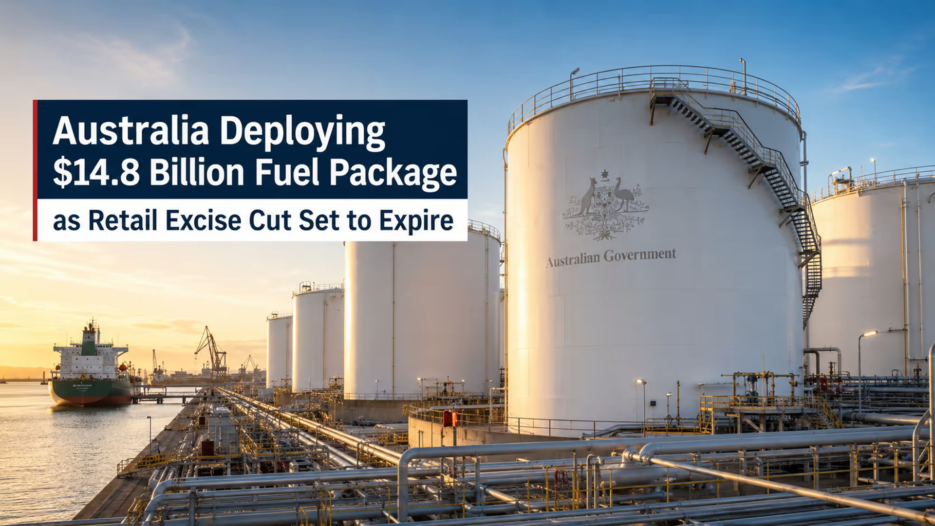 Australia Deploying $14.8 Billion Fuel Package as Retail Excise Cut Set to Expire