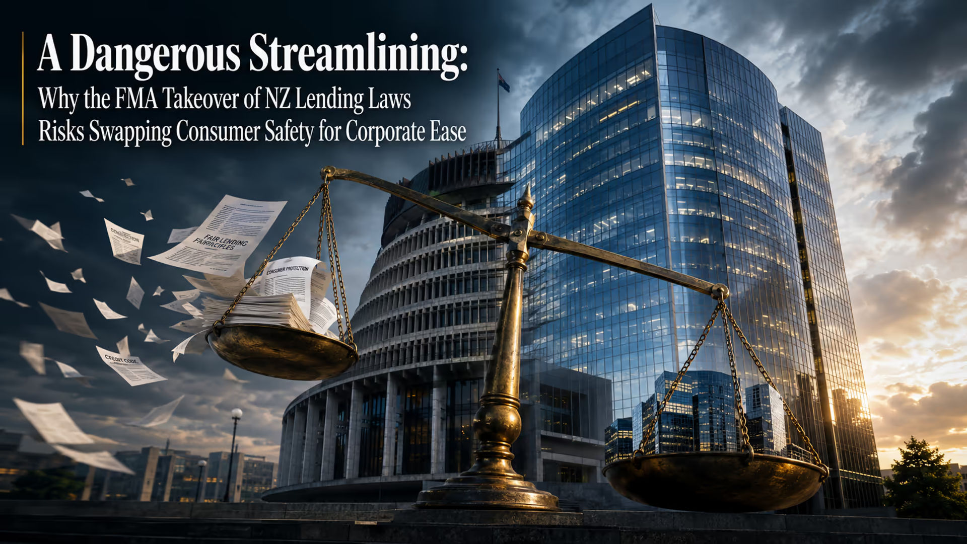 A Dangerous Streamlining: Why the FMA Takeover of NZ Lending Laws Risks Swapping Consumer Safety for Corporate Ease