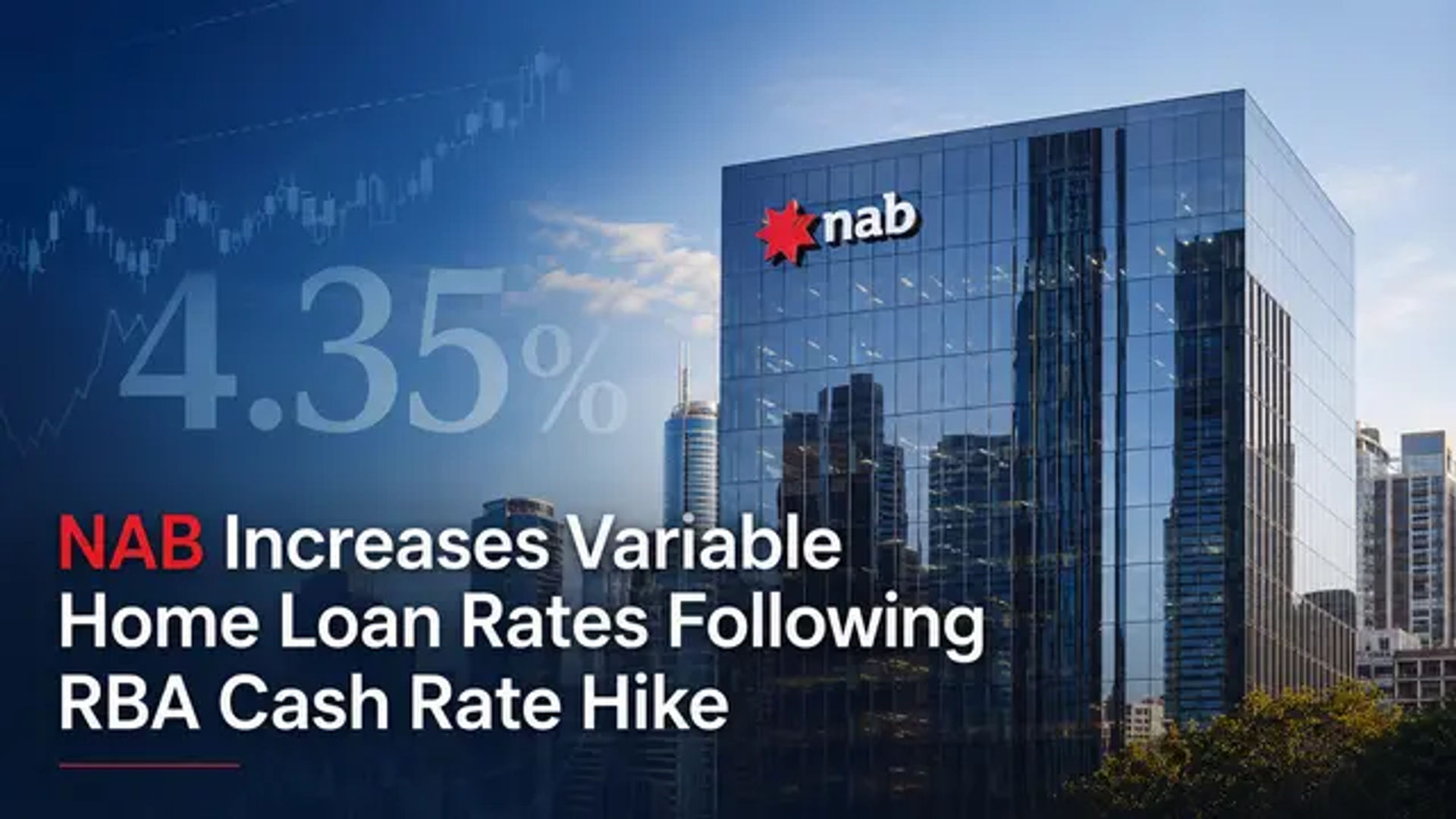 NAB Increases Variable Home Loan Rates Following RBA Cash Rate Hike