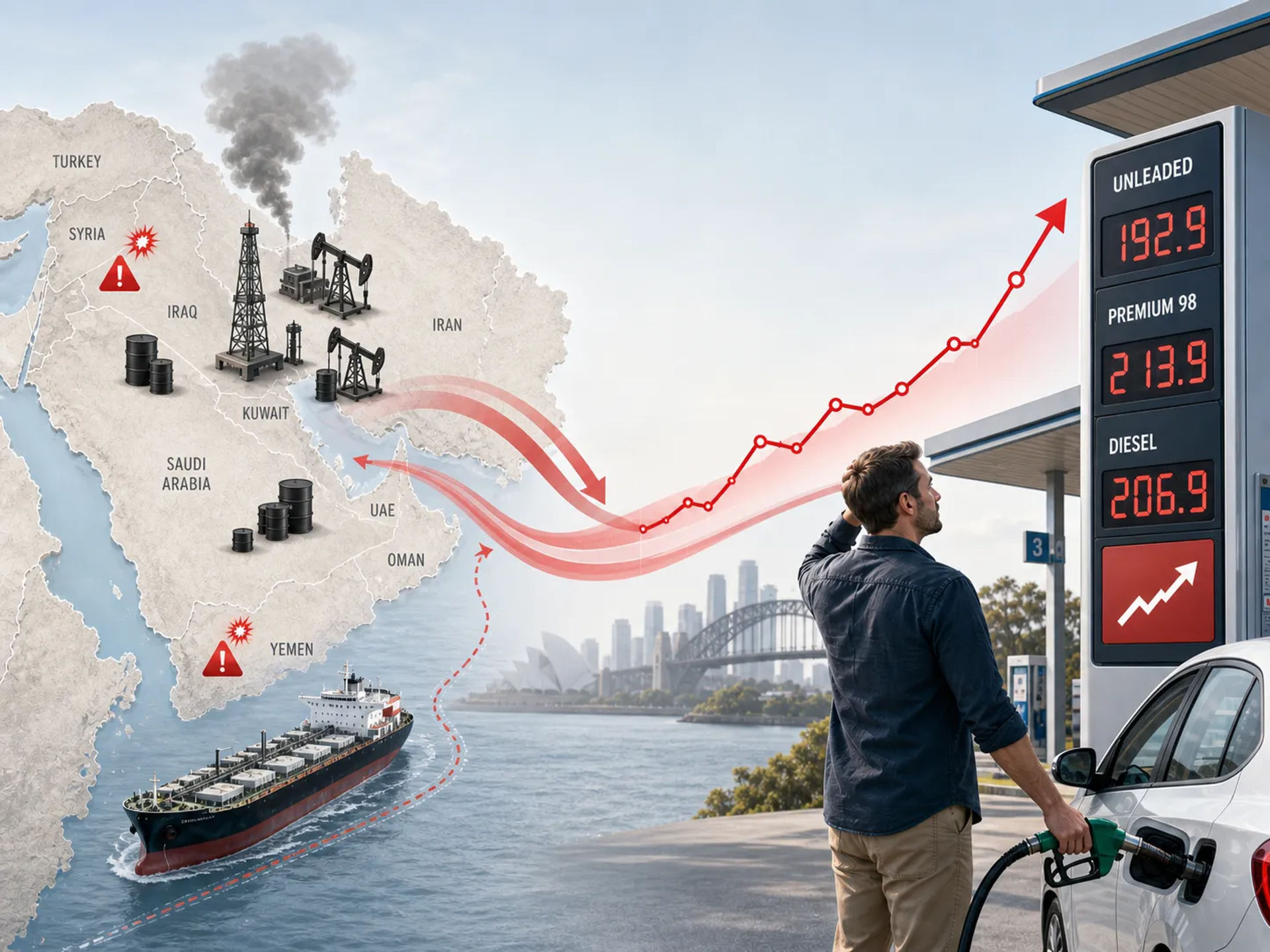 Image representing the global factors influencing Australian inflation.