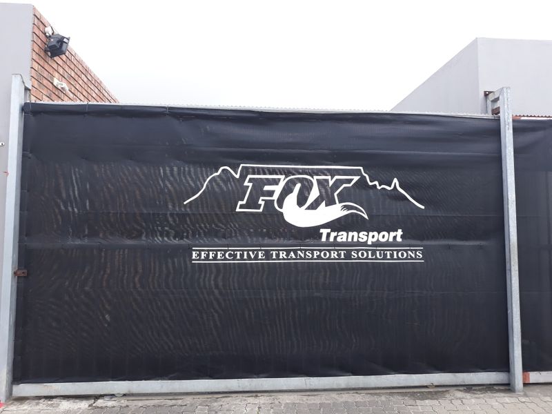 Durable UV-resistant shadenet print on fencing