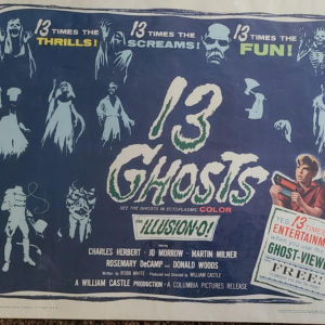 13 Ghosts 1960 Half Sheets