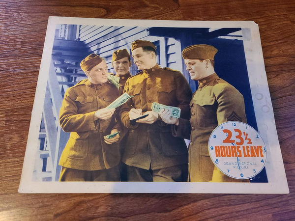 23 1/2 Hours Leave - Military/Aviation Lobby Cards