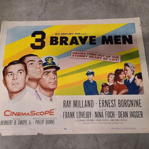 3 Brave Men - Half Sheets