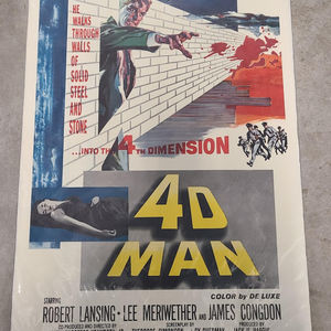 4D Man - 1 Sheets/US