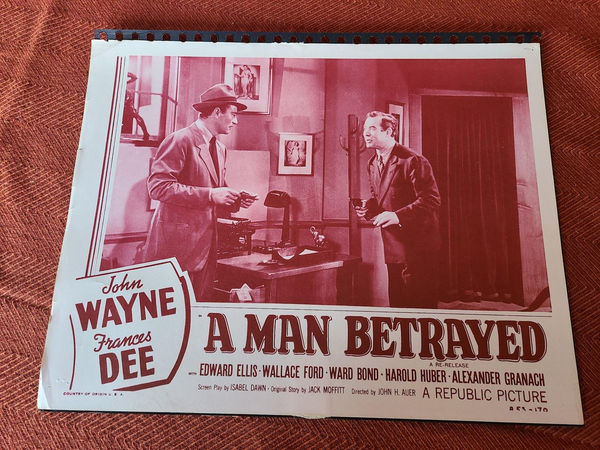 A Man Betrayed - General Lobby Cards