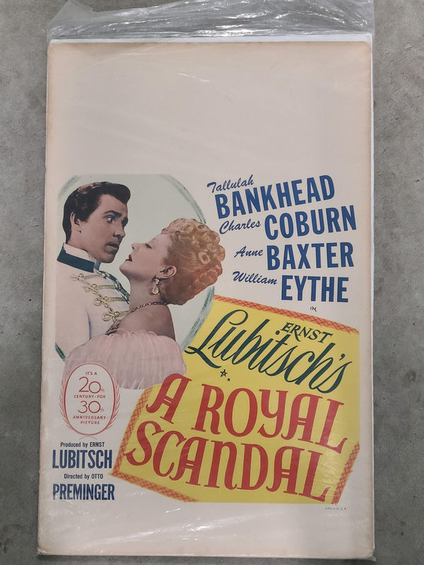 A Royal Scandal - Window Cards