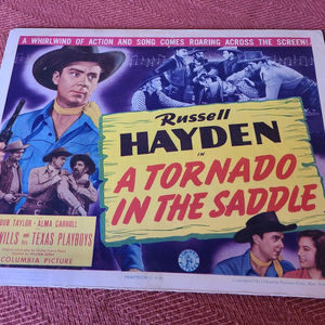 A Tornado In The Saddle - Western Lobby Cards