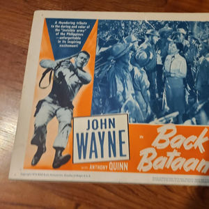 Back To Bataan - Military/Aviation Lobby Cards