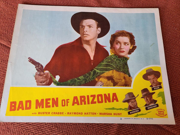 Bad Men Of Arizona - Western Lobby Cards