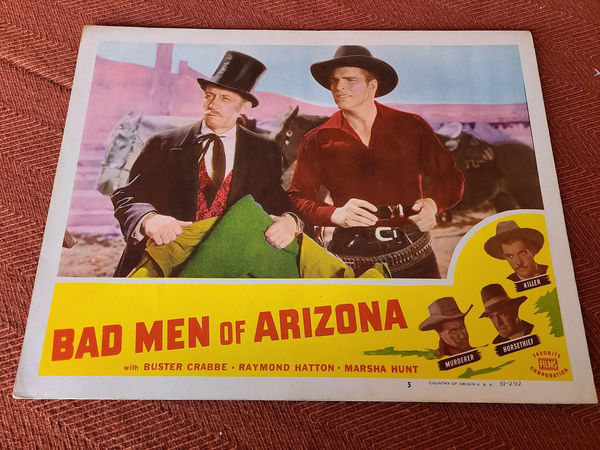 Bad Men Of Arizona - Western Lobby Cards