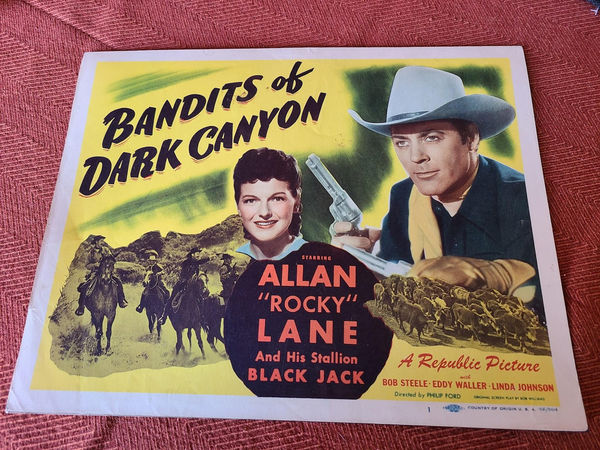 Bandits Of Dark Canyon - Western Lobby Cards