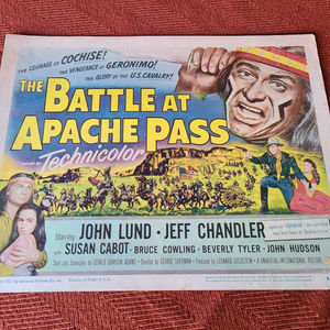 Battle At Apache Pass - Western Lobby Cards