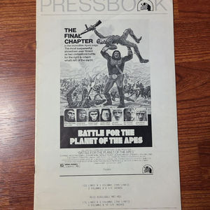 Battle For The Planet Of The Apes - Press Books