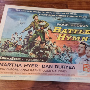 Battle Hymn - Military/Aviation Lobby Cards