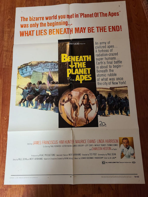 Beneath The Planet OPf The Apes - 1 Sheets/US