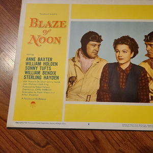 Blaze of Noon - Military/Aviation Lobby Cards