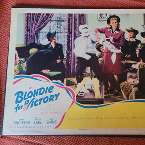 Blondie For Victory - General Lobby Cards