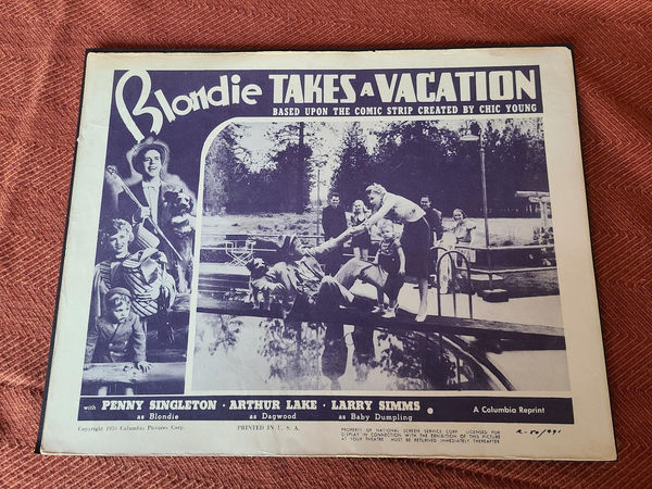 Blondie Takes A Vacation - General Lobby Cards