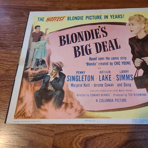 Blondie's Big Deal - Title Cards