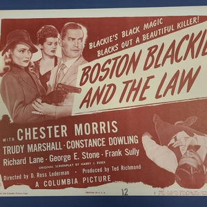 Boston Blackie And The Law - Title Cards