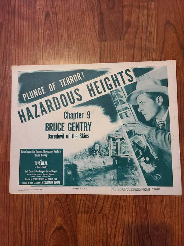 Bruce Gentry - Serial Lobby Cards