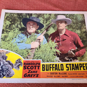 Buffalo Stampede - Western Lobby Cards