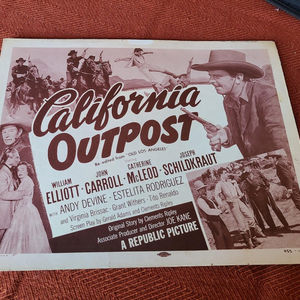 California Outpost - Western Lobby Cards