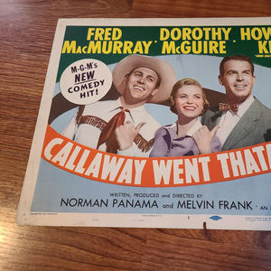 Callaway Went Thataway - Title Cards