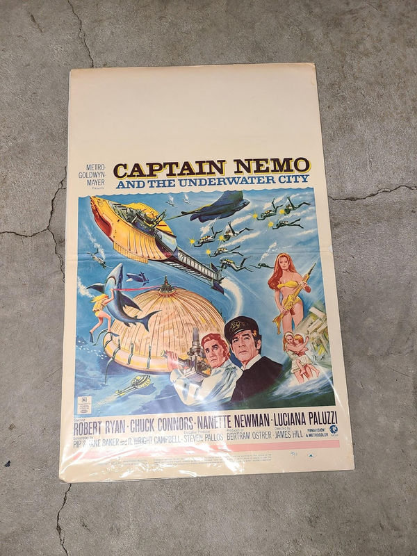 Captain Nemo and The Underwater City - Window Cards