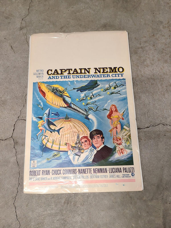 Captain Nemo and The Underwater City - Window Cards