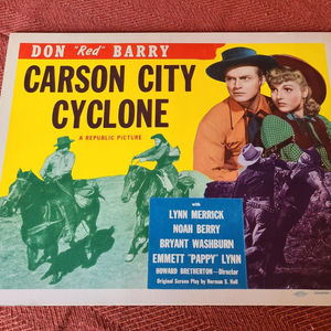 Carson City Cyclone - Western Lobby Cards