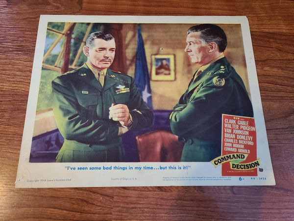 Command Decison - Military/Aviation Lobby Cards