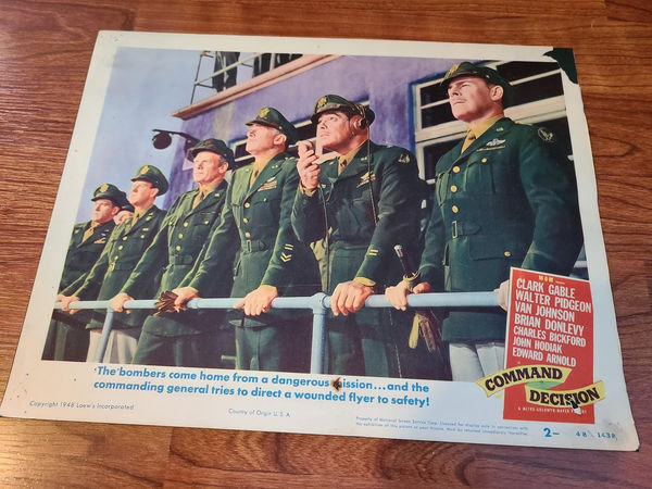 Command Decison - Military/Aviation Lobby Cards