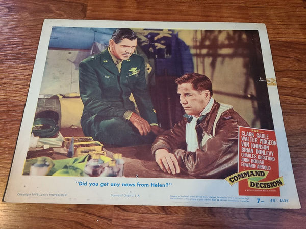 Command Decison - Military/Aviation Lobby Cards