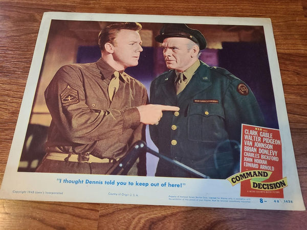 Command Decison - Military/Aviation Lobby Cards