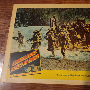 Commandos Strike At Dawn - Military/Aviation Lobby Cards